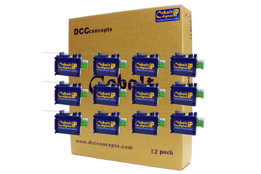 DCC Concepts CB12DIP COBALT ip Digital Turnout Motors (Pack of 12)
