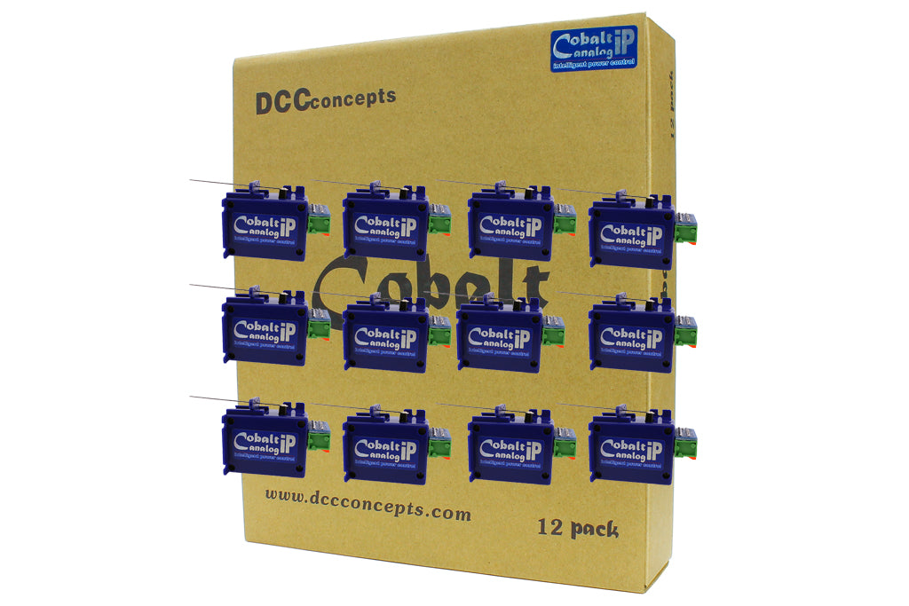 DCC Concepts CB12ip COBALT ip Analog Turnout Motors (Pack of 12)