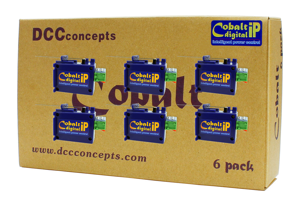 DCC Concepts CB6DIP COBALT IP Digital Turnout Motors (Pack of 6)