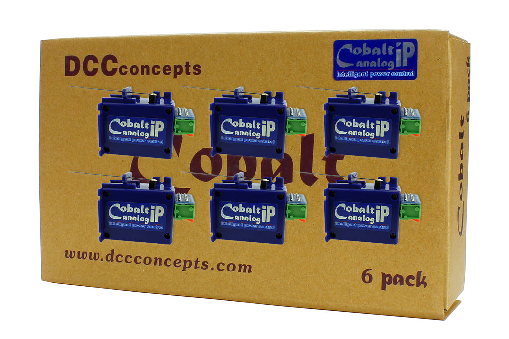 DCC Concepts CB6IP COBALT ip Analog Turnout Motors (Pack of 6)