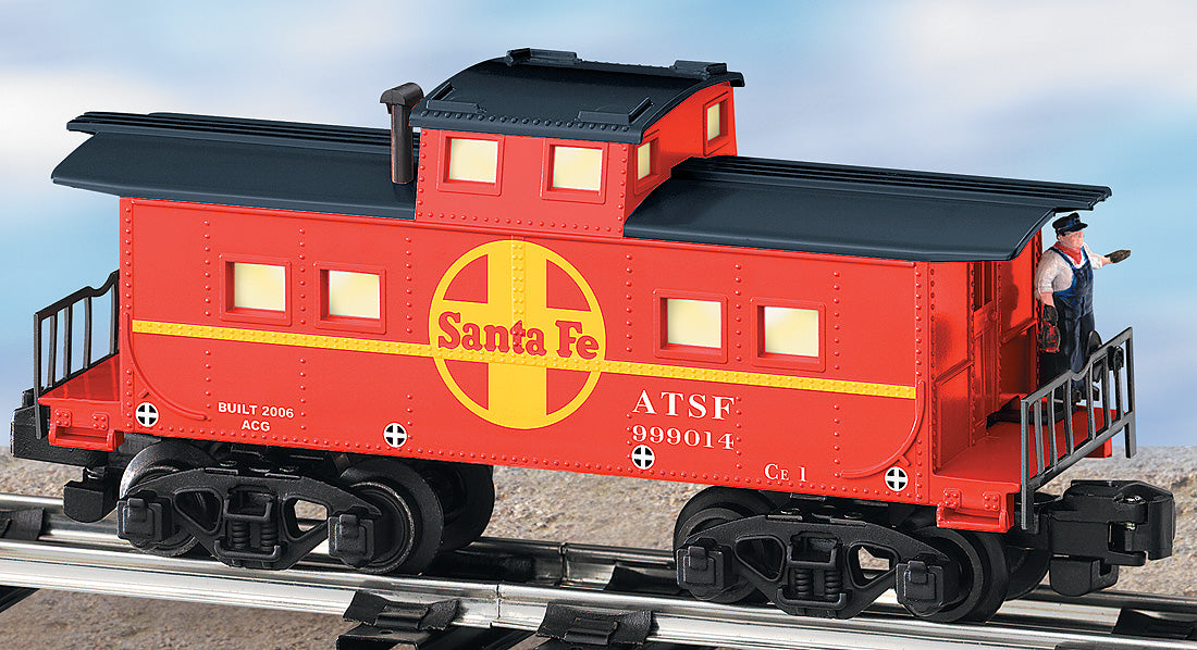 American Flyer 6-49029 S Scale Santa Fe Animated Operating Caboose #999014