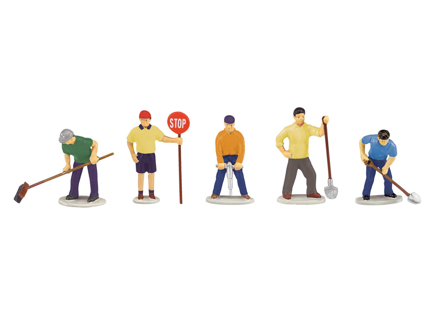 American Flyer 6-49977 S Construction Workers Figures (Set of 5)