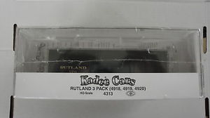Kadee 4313 HO Rutland Pullman-Standard 40' PS-1 Boxcar (Pack of 3)