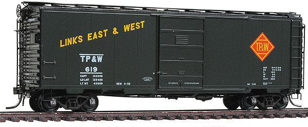 Kadee 4824 HO Toledo, Peoria & Western 40' PS-1 Boxcar #619