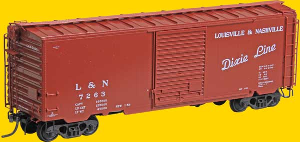 Kadee 5309 HO Louisville & Nashville PS-1 40' Boxcar with 8' Door #7263