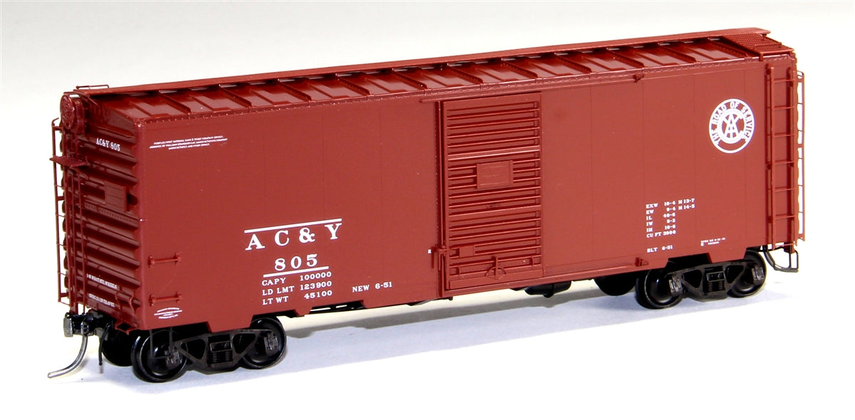 Kadee 4098 HO Akron, Canton & Youngstown Pullman-Standard PS-1 40' Boxcar #805