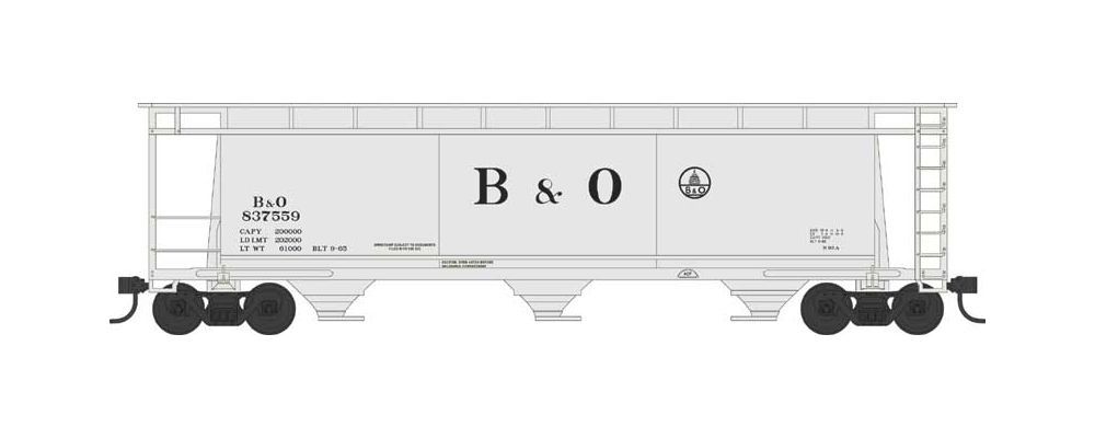 Bowser 38134 N Baltimore & Ohio Cylindrical Hopper #837559