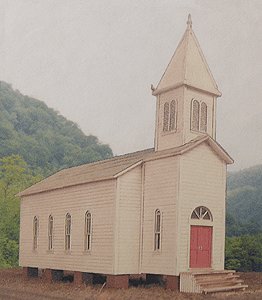 B.T.S. 17232 O Scale Rural Church Craftsman Building Kit