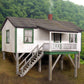 B.T.S. 17237 O Scale Cabin Creek Company House Laser-Cut Craftsman Building Kit