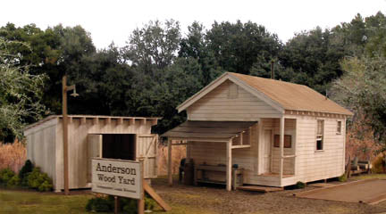 B.T.S. 17480 O Scale Anderson Pulpwood Yard Craftsman Building Kit