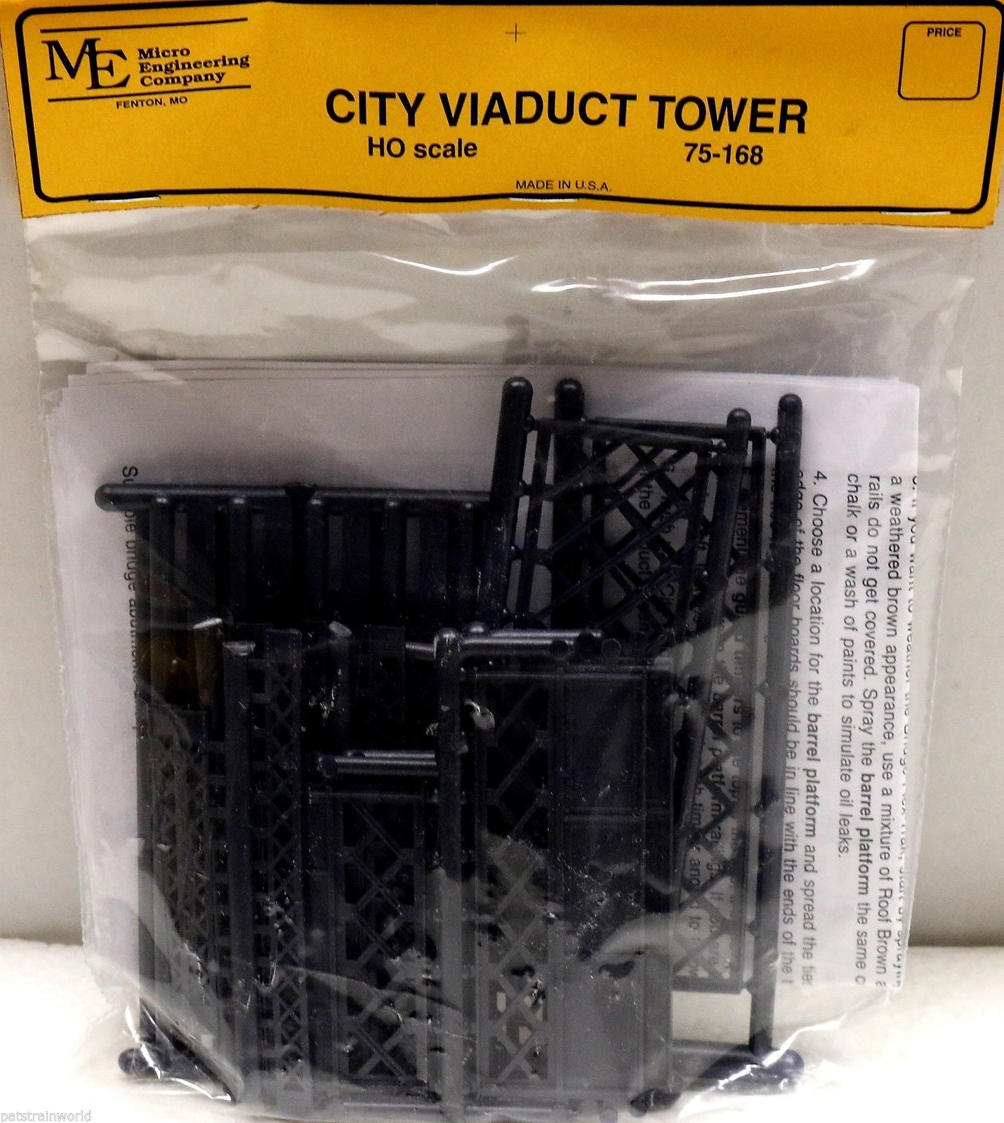 Micro Engineering 75-168 HO 3-1/2 8.9cm City Viaduct Tower Kit