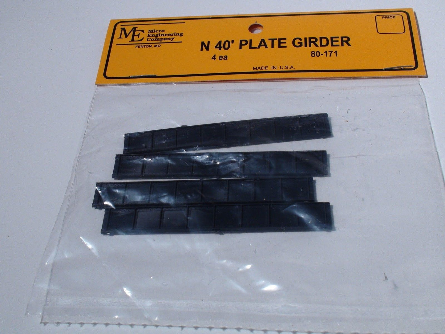 Micro Engineering 80-171 N 40' Plate Girder Girder (Pack of 4)