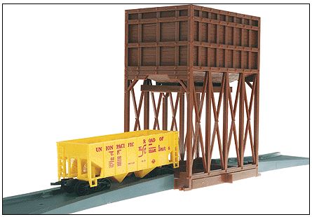 Life Like 8306 HO Operating Coal Tipple w/ Hopper Car