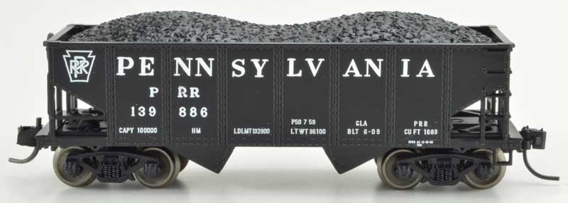 Bowser 38177 N PRR Plain Keystone RTR GLa Cylindrical Hopper #139902