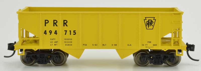 Bowser 38179 N PRR MOW Yellow RTR GLa Cylindrical Hopper #494715