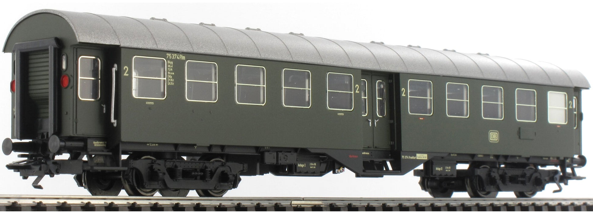 Marklin 41320 HO German Federal Railroad DB Type B4yge 2nd Class Rebuild Car