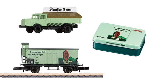 Marklin 80025 Z Staufen Bräu 2014 Museum Car Set