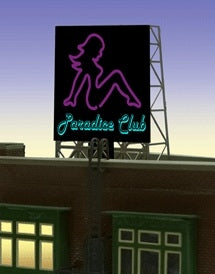 Miller Engineering 338850 N/Z Paradice Club Animated Rooftop Billboard