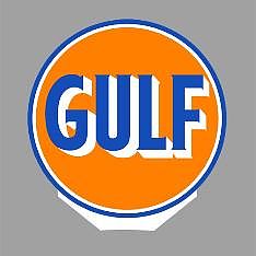 Miller Engineering 55025 O Gulf Double-Sided Rotating Sign