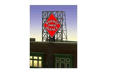 Miller Engineering 338870 N/Z Railway Express Agency Animated Neon Billboard