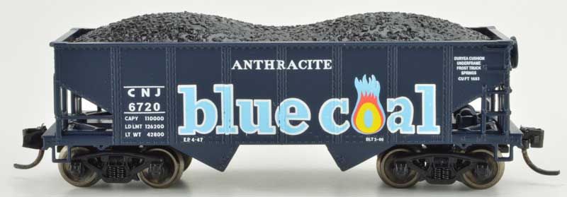 Bowser 38196 N CNJ Blue Coal RTR GLa Cylindrical Hopper #6736