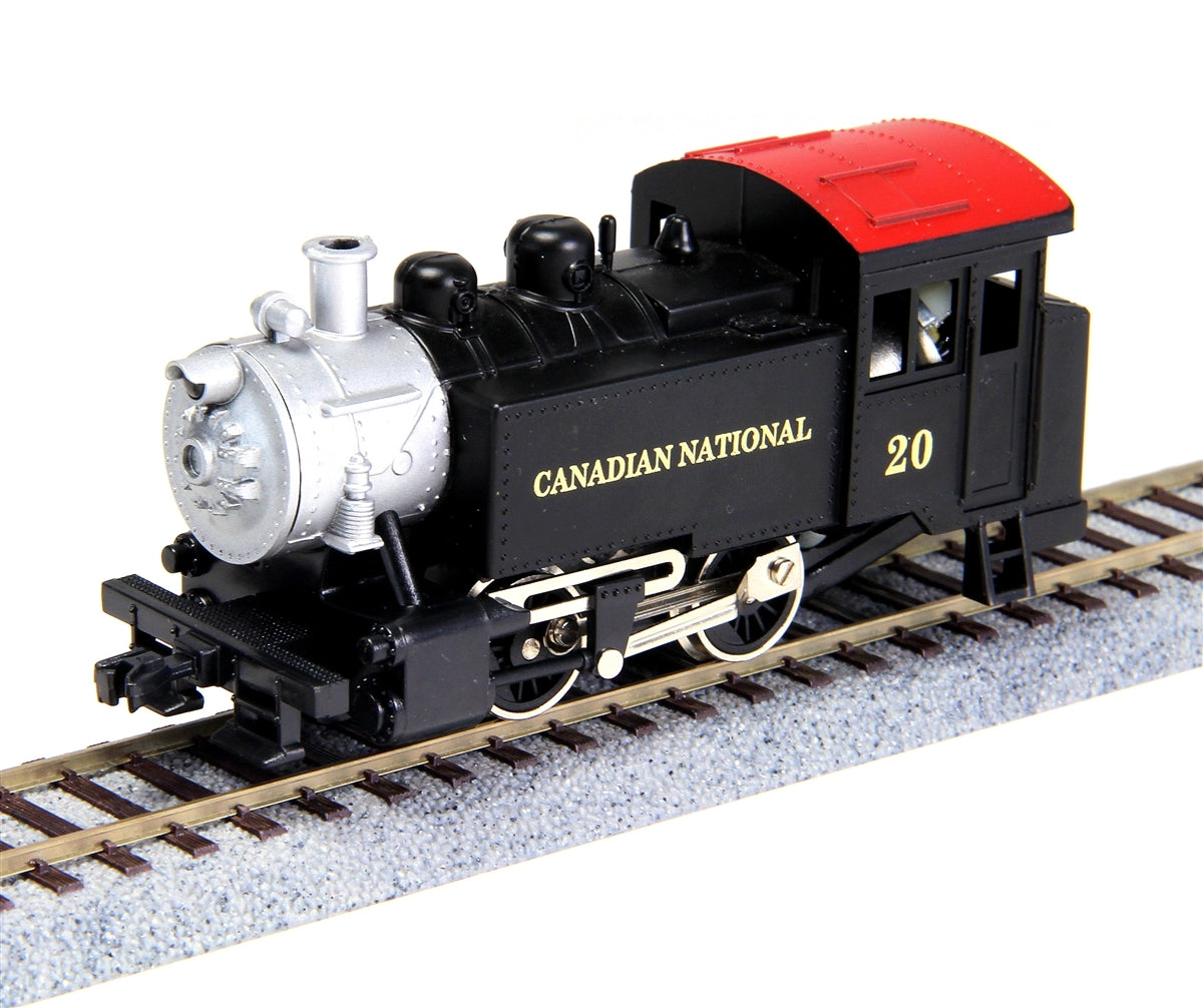 Model Power 96502 HO Canadian National 0-4-0 Tank Steam Locomotive (Powered)