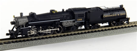 Model Power 875951 N Chesapeake & Ohio Mikado 2-8-2 & Tender #1188 w/ DCC/Sound