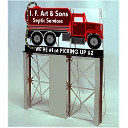 Miller Engineering 1281 HO I.F. Art & Sons Roadside Billboard