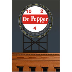 Miller Engineering 2681 HO/O Dr. Pepper Animated Neon Billboard
