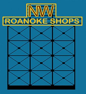 Miller Engineering 3281 HO/O Norfolk and Western Roanoke Shops Animated Sign