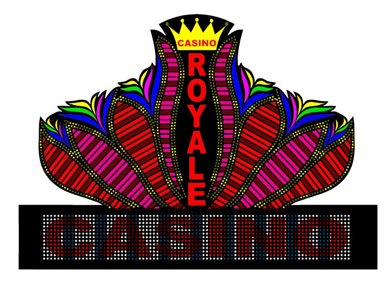 Miller Engineering 3381 HO/O Royale Casino Animated Billboard