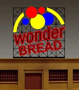 Miller Engineering 4061 HO/O Wonder Bread Animated Neon Billboard Lighting Kit