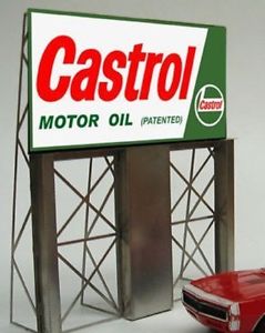Miller Engineering 4381 HO/O Castrol Motor Oil Animated Billboard