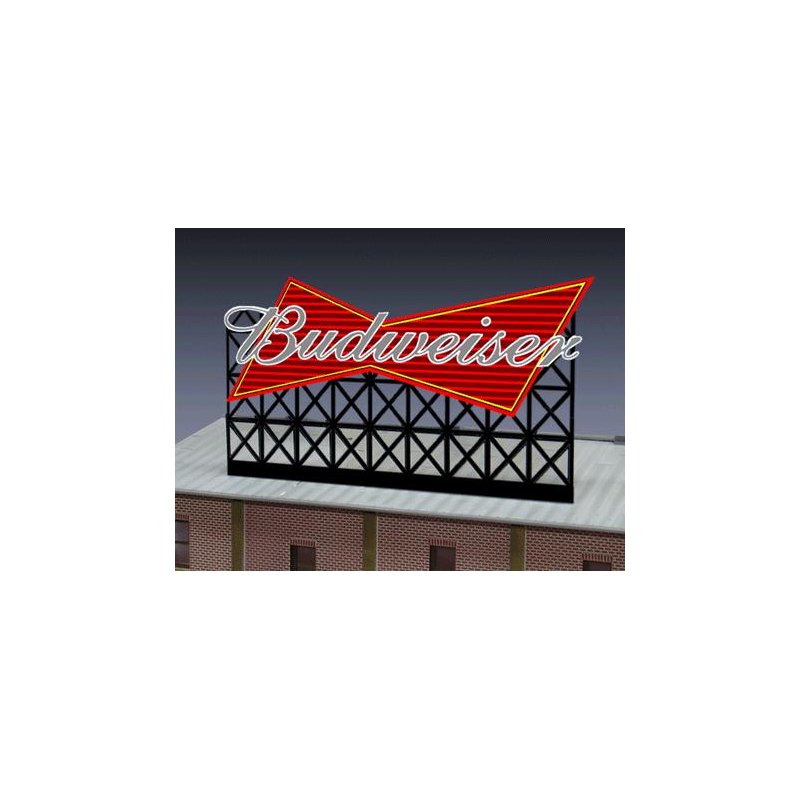 Miller Engineering 4981 HO/O Budweiser Animated Billboard