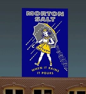 Miller Engineering 6062 N/HO Animated Neon Billboard Morton Salt Small
