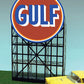 Miller Engineering 6082 N/HO Animated Neon Billboard - Kit Gulf Gasoline