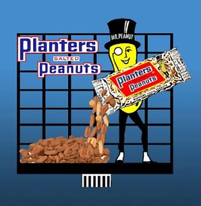 Miller Engineering 7062 HO/N Planters Peanuts with Mr.Peanut Animated Billboard