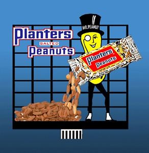 Miller Engineering 7062 HO/N Planters Peanuts with Mr.Peanut Animated Billboard