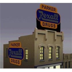 Miller Engineering 7582 N/HO Rexall Animated Billboard
