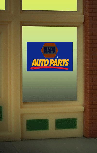 Miller Engineering 8895 HO/O NAPA Auto Parts Animated Window Sign