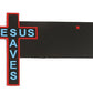Miller Engineering 9072 N/HO Jesus Saves Animated Neon Style Sign Kit