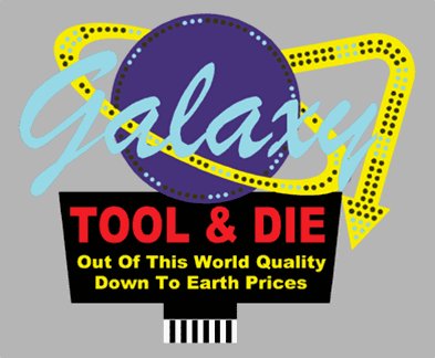Miller Engineering 9081 HO/O Galaxy Tool & Die Billboard Animated