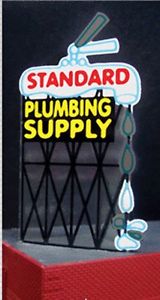 Miller Engineering 9181 HO/O Standard Plumbing Billboard Animated Signs