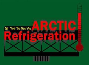 Miller Engineering 9582 N Animated Neon Billboard Arctic Refrigeration Medium