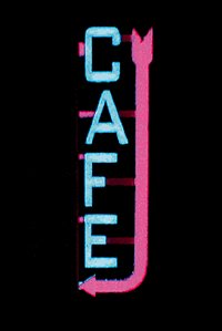 Miller Engineering 13821 HO Cafe with Arrow Medium Left