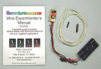 Miller Engineering 25033 Electroluminescent Wire Kit .090" Diameter Blue