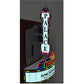 Miller Engineering 59981 HO/O Animated Neon Billboard Large Theater Combo Kit
