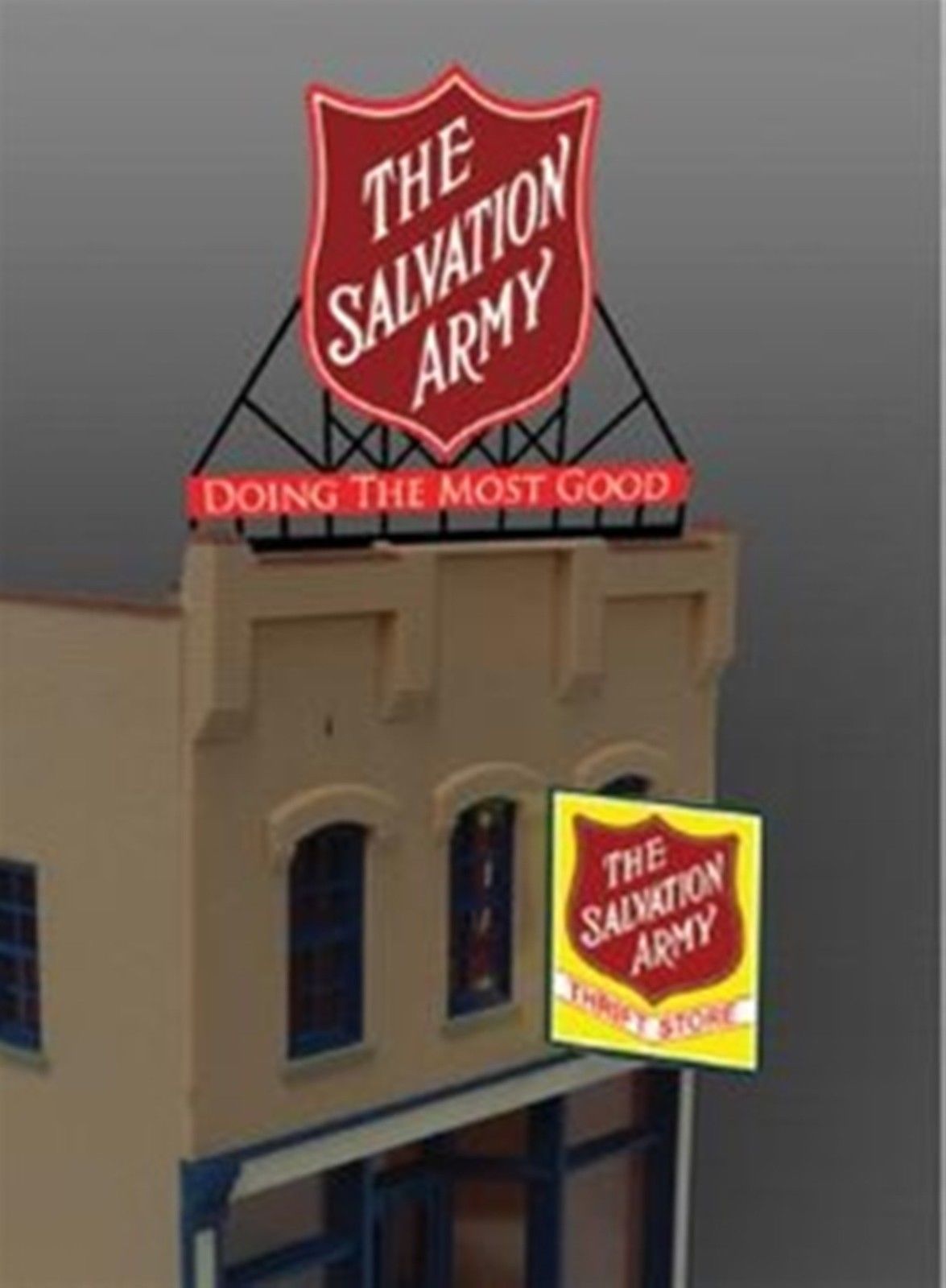 Miller Engineering 62982 N/HO Small Salvation Army Billboard Combo