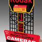 Miller Engineering 440902 N/HO Kodak Animated Neon Rooftop Billboard