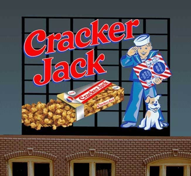 Miller Engineering 880101 HO/O Cracker Jack Animated Neon Billboard